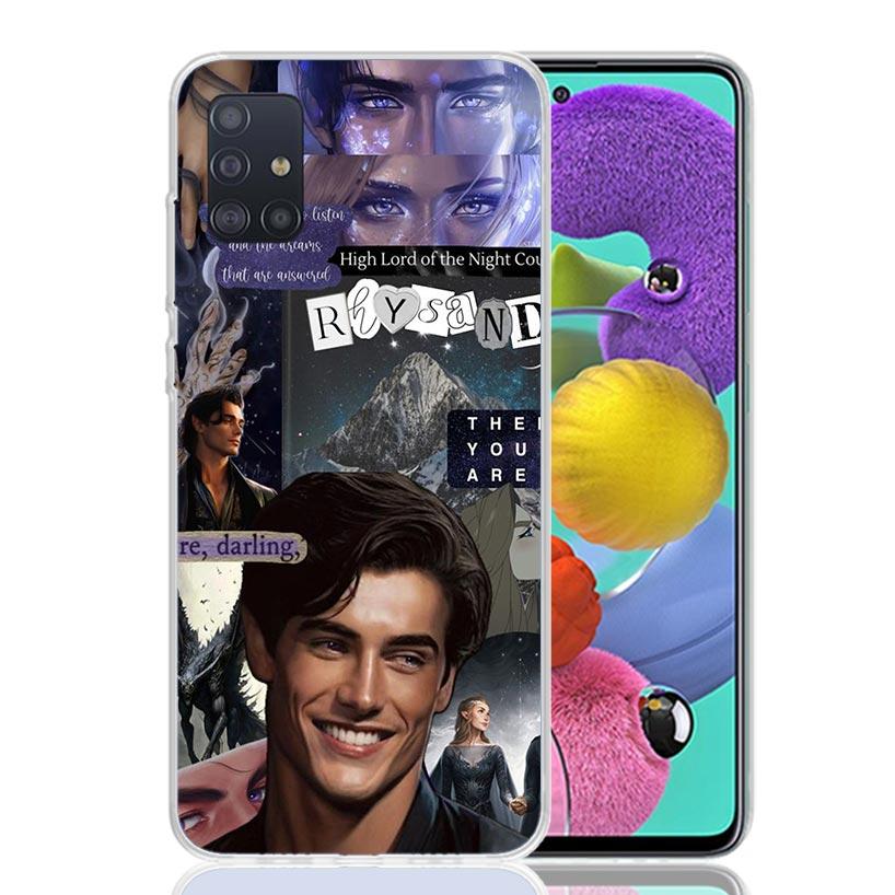 A Court Of Mist And Fury Phone Case for Samsung Galaxy A52 A51 A50S A12 A22 A32 A72 A10S A30S A31 A71 Note 20 Ultra 10 Plus S10