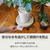 Round Plant Pot Saucer with and Drainage Perfect for Indoor Prevents Root and Is Simple and 100kg Weight Available In Sizes and Ottostyle.jp Casters,