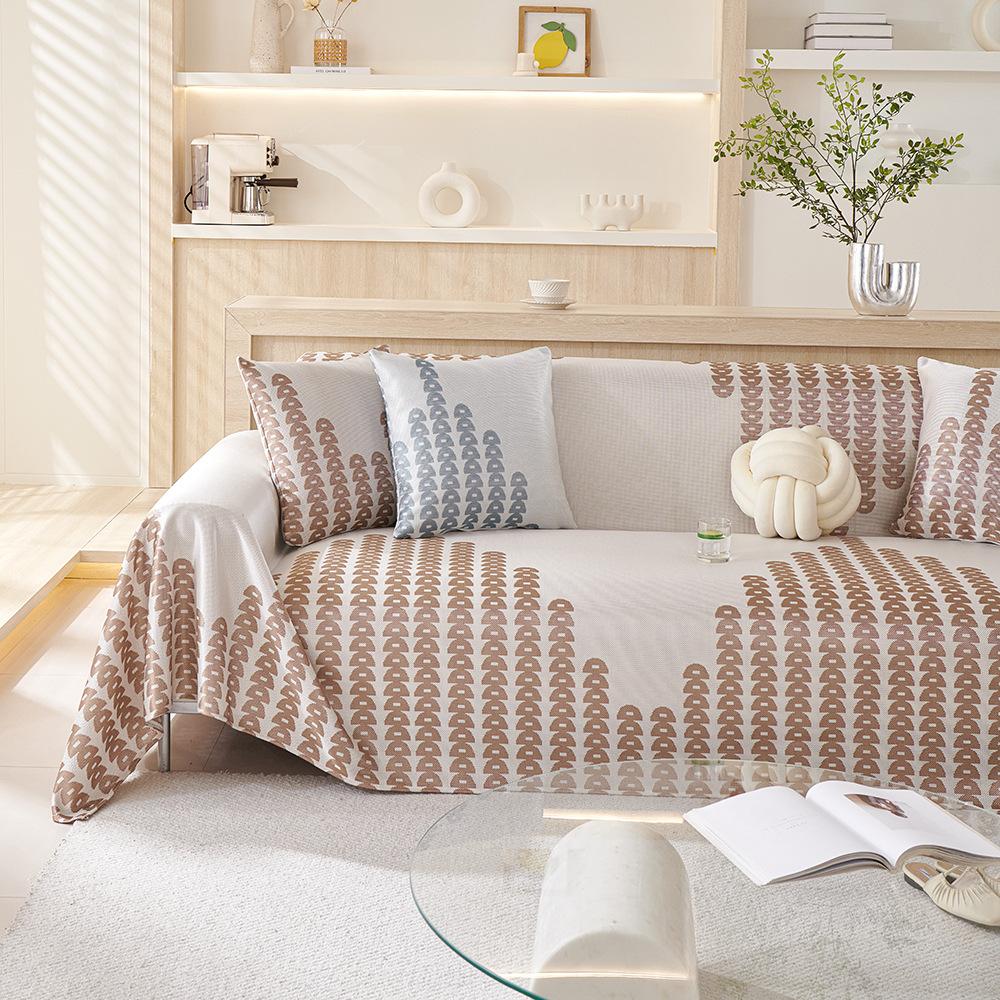 Sommer Kühlendes Gefühl Kunstleder Eisseide Einteiliges Sofa Handtuch Maschinenwaschbar Kratzfest Sofaüberwurf All-Inclusive Universeller Überzug