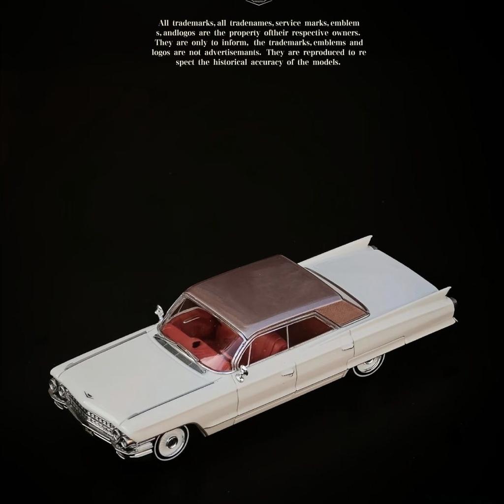 MK 1:64 1962 Cadillac Sedan De Ville Grecian & 1994 Lincoln Town Car Limited In Stock for Classic American Luxury Collectors Toy