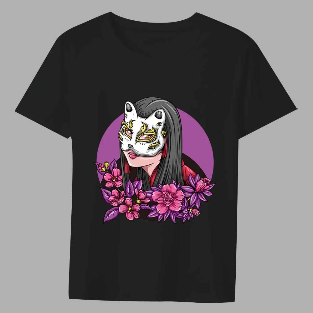 

Men s Classic T-shirt Soft Top Harajuku Comics Firefox Mask Pattern Printing Series Casual O-neck Comfortable Youth Men s Shirt XXXXXL чёрный