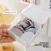 White & Transparent Desktop Storage Box Pos Collection Box Jewelry Container Id Card Organizer