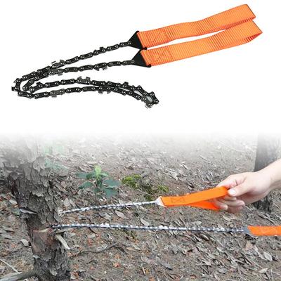 Portable Survival Chain Saw Chainsaws Emergency Camping Hiking Tool Pocket Hand Tool Pouch Outdoor Pocket Chain Saw Outdoor Tool