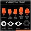 HORUSDY No-Spill Coolant Funnel Kit, Spill Proof Funnel Bleeder With Adapters. Universal Fitment