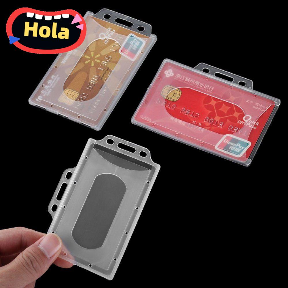 New Portable Practical Office School Protector Cover Badge Multi-use Work Card Holders ID Card Pouch Name Card Card Sleeve