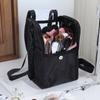 Black Cosmetic Storage Bag Professional Toiletry Bag Makeup Brushes Shoulder Bag  Travel and Home