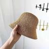 Hats For Women Bucket Hat Linen Korean Tide Summer Thin Section Double-Sided Breathable Sun Protection Cap Panama