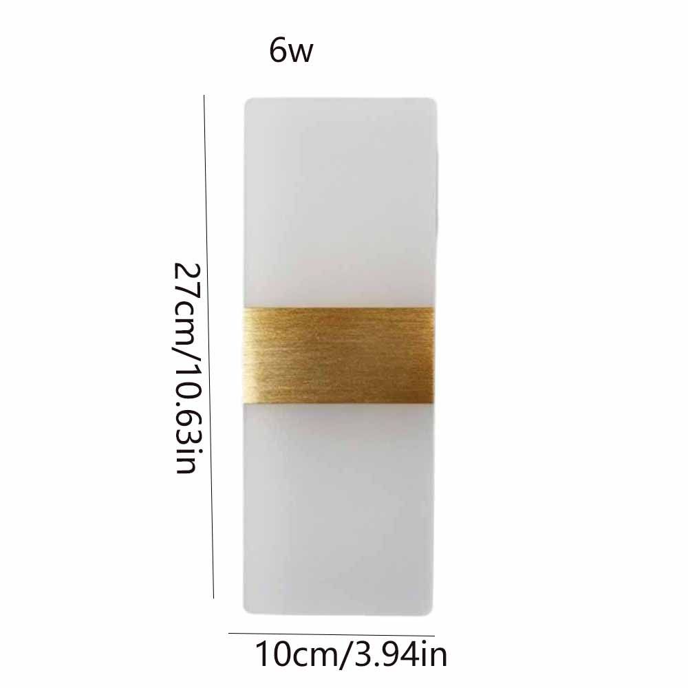Acrylic Material Wall Sconce Lamp AC 220V Indoor Wall Light LED Wall Lamp Balcony Lighting
