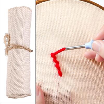 Punch Needle Stoff DIY Stickerei Stricken Handwerk Mönch Tuch