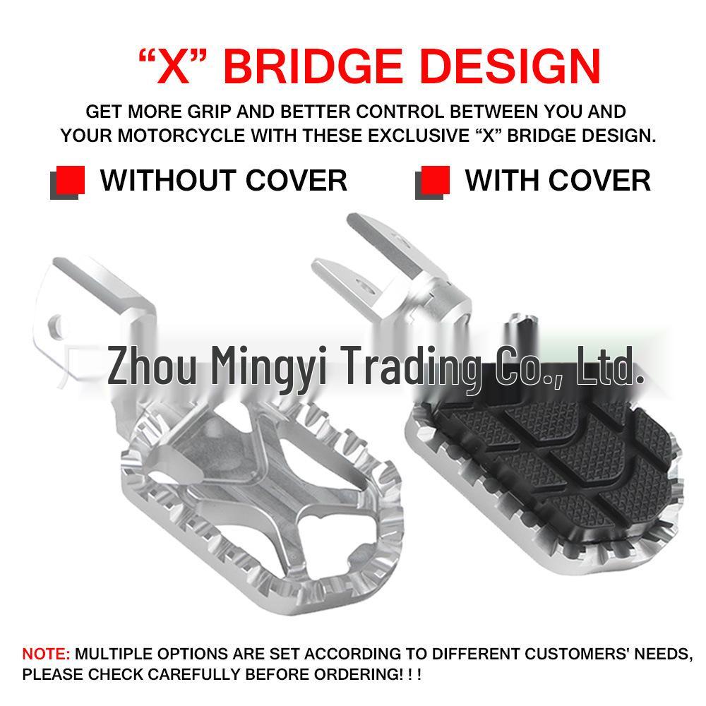 Aluminum Trim Front Footrests for BMW F800 S/ST/R/GT Motorcycles