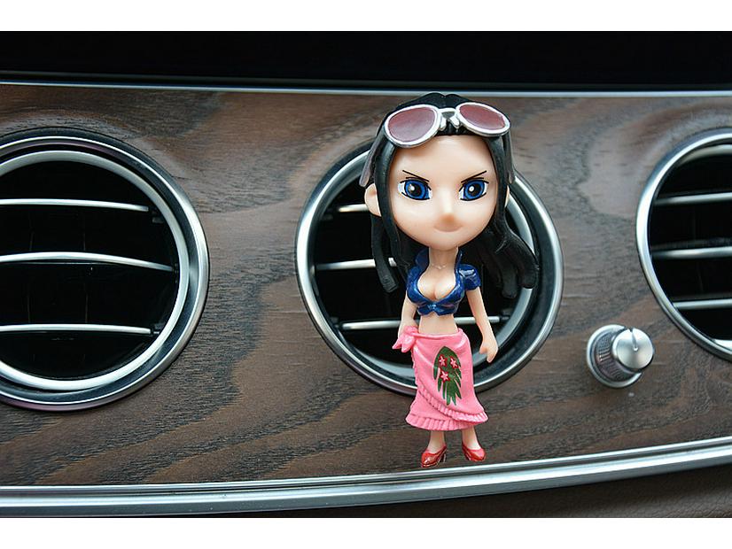 One Piece Luffy Car Dashboard Figure Air Vent Perfume Gift Box