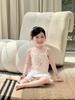 Class A Lyocell Girls' Little Fish Summer Pajamas – Soft, Breathable, Lightweight Camisole Homewear