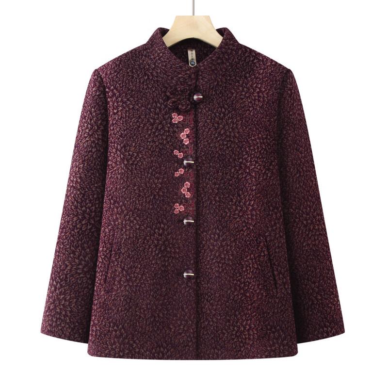 Elegant Textured Single-Breasted Floral Blouse for Women