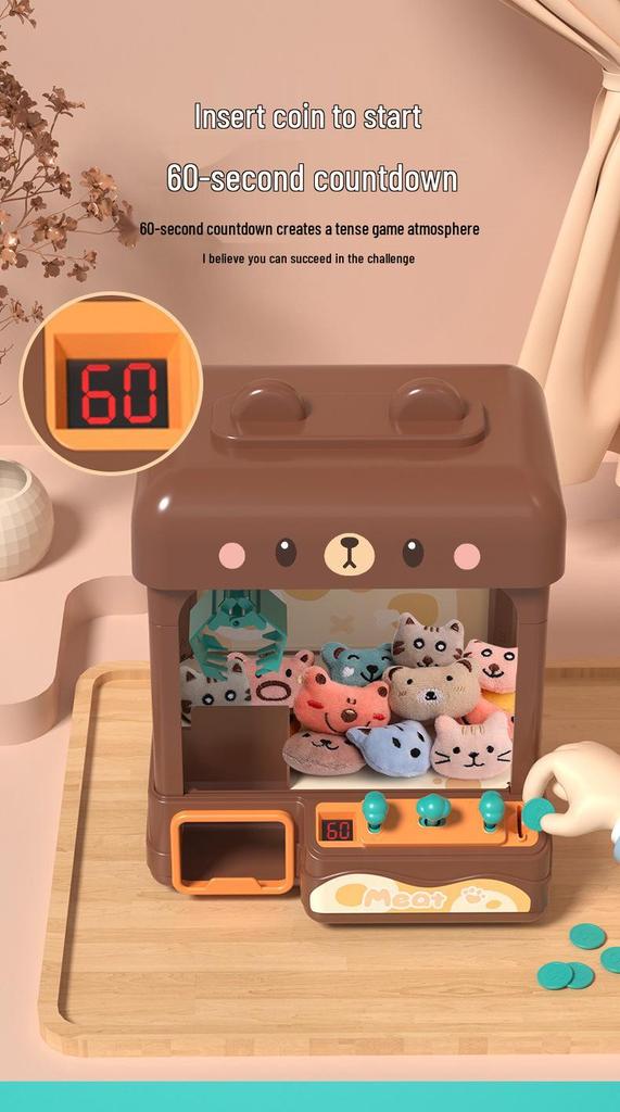 Cartoon Claw Machine Toy: Cute Companionship and Fun Game for Kids
