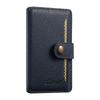 SUTENI H20 For iPhone 12 Pro Max Magnetic Case Cross Texture Phone Back Cover with Detachable Card Holder
