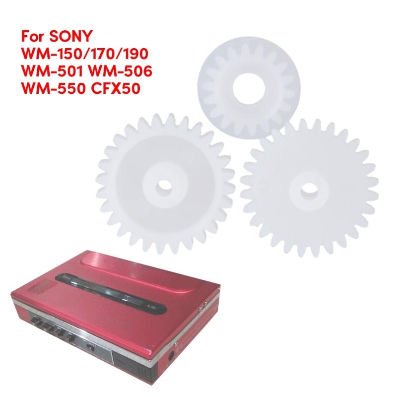 Durable Gear Set for WM150/170/190WM501 WM506 Tape Recorder User Friendly Gears Easy Installation, Long Lasting Use