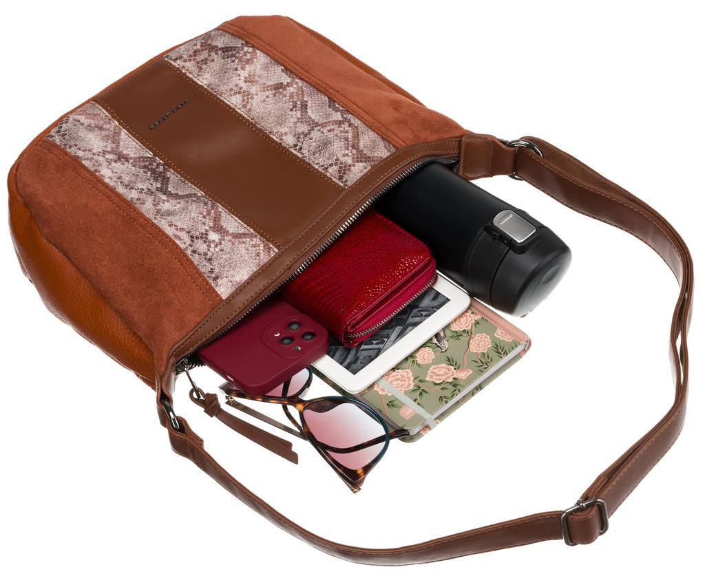 Women's Handbag 6885-1 COGNAC 9861
