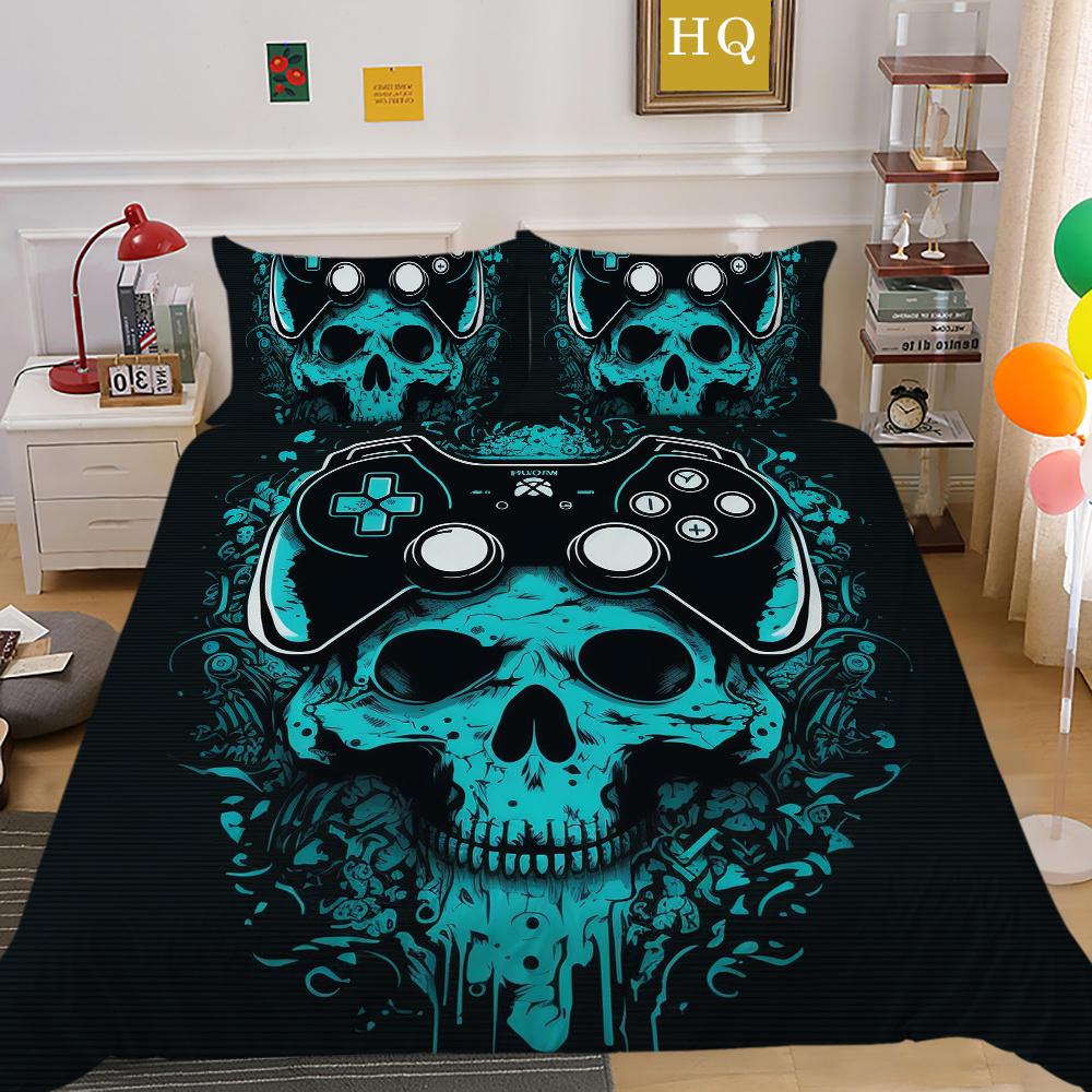 3D Game Console Printing Comforter Cover Set Twin Size Bed Set Cover Children High Quality Luxury Bed Set