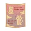 Cute Cat Flower Hanging Cloth Office Living Room Tapestry Home Wall Decoration Tapestry