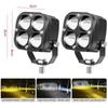 Bright LED Motorcycle Spot Light Waterproof Aluminum Alloy Work Light Fog Lamp Headlight Accessories For ATV Motorcycle Truck