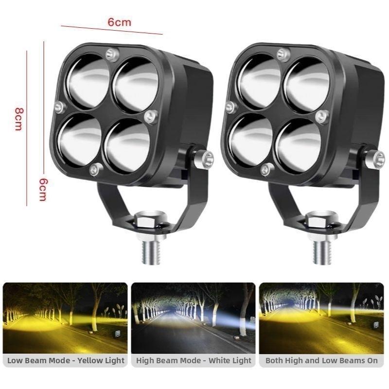 Bright LED Motorcycle Spot Light Waterproof Aluminum Alloy Work Light Fog Lamp Headlight Accessories For ATV Motorcycle Truck