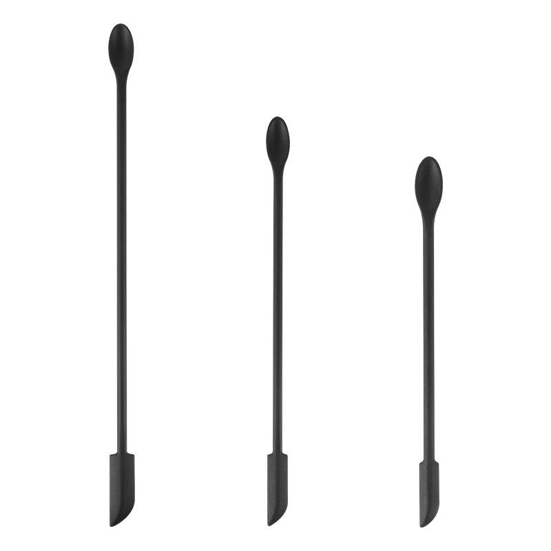 Spatula Cosmetics Digging Spoon Mini Silicone Double-headed Small Sharp Scraper Butter Jam Scraping Spoon 3-piece Set Scraping