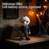 Halloween Themed Scary Action Figure Desk Decoration Ornament
