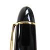 Excellent MONTBLANC Fountain Pen Meisterstück 149 White Star Black Gold 18K Mens Used