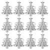 Serviettenhalter aus Metall mit Weihnachtsbaum-Stern-Design für festliche Tischdekoration und Serviettenringe für die Weihnachtsfeier