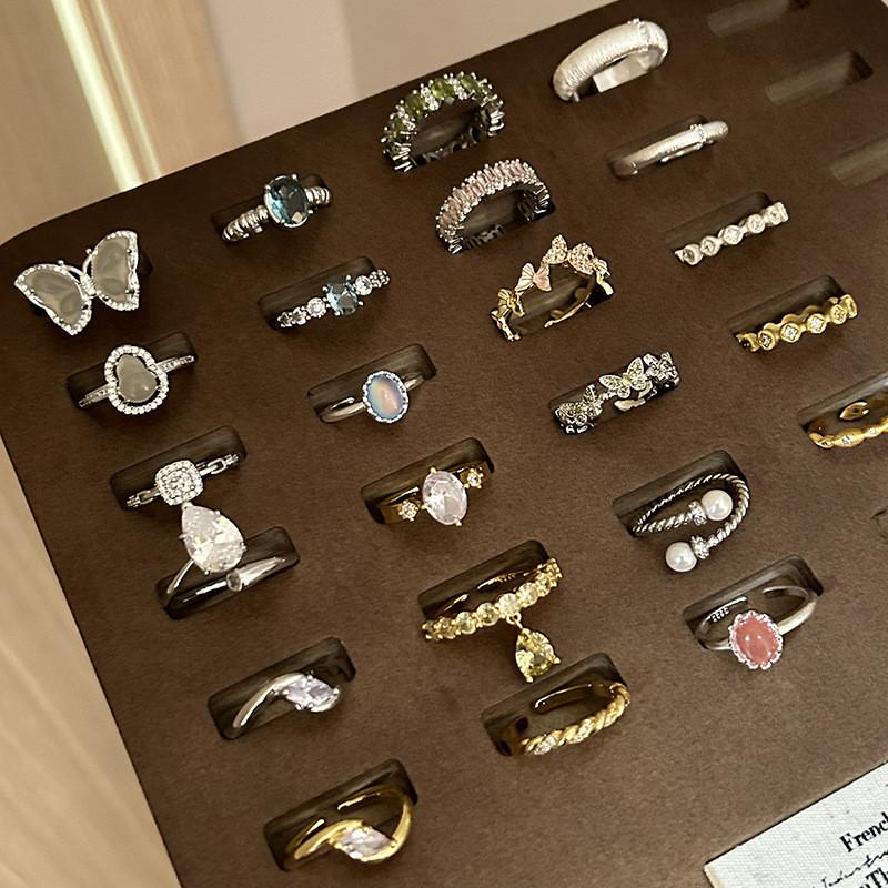 And Unique Stylish Geometric Design Ring For Women With Brilliant Sparkle Zirconia