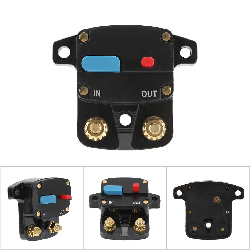 12V Automatic Resettable Circuit Breaker Recovery Fuse Reset Button for Car Audio 150A