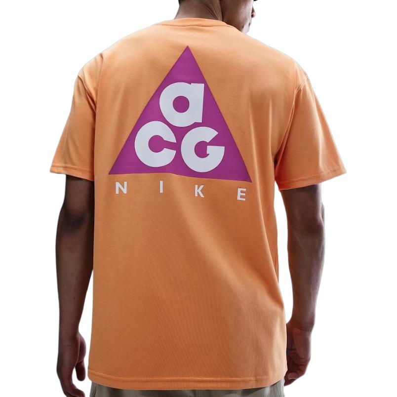 Nike Clothing T Shirts Men's Orange Crew Neck HJ0799-833