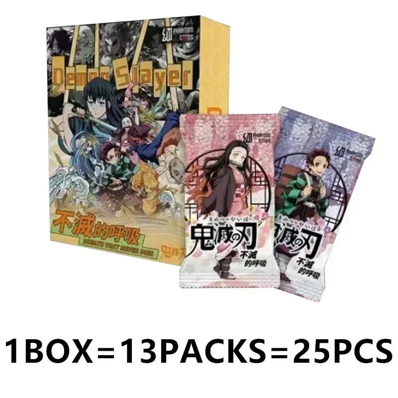 Offiziell Kimetsu no Yaiba Band 7 Tanjiro Nezuko TCG Sammelkarten Booster Box Echtes Anime Sammlerstück Fans Geschenke