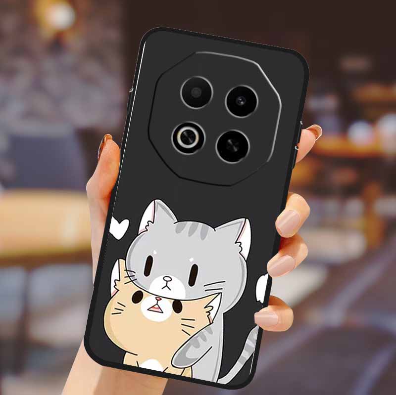 Phone Cover For Meizu Note 16 Case Meizu Note16 Lovely Cartoon Soft TPU Shield Painted Cat Silicone Back Funda for Meizu Note16