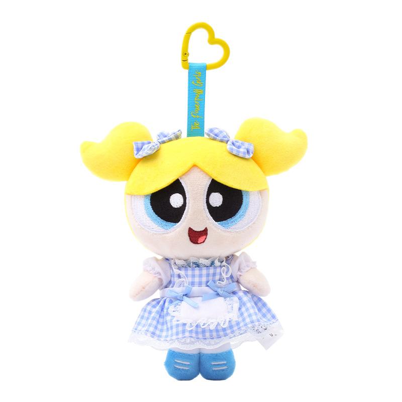 Powerpuff Blossom Girls Lolita Dress Up Cartoon Plush Figure Pendant Room Decor