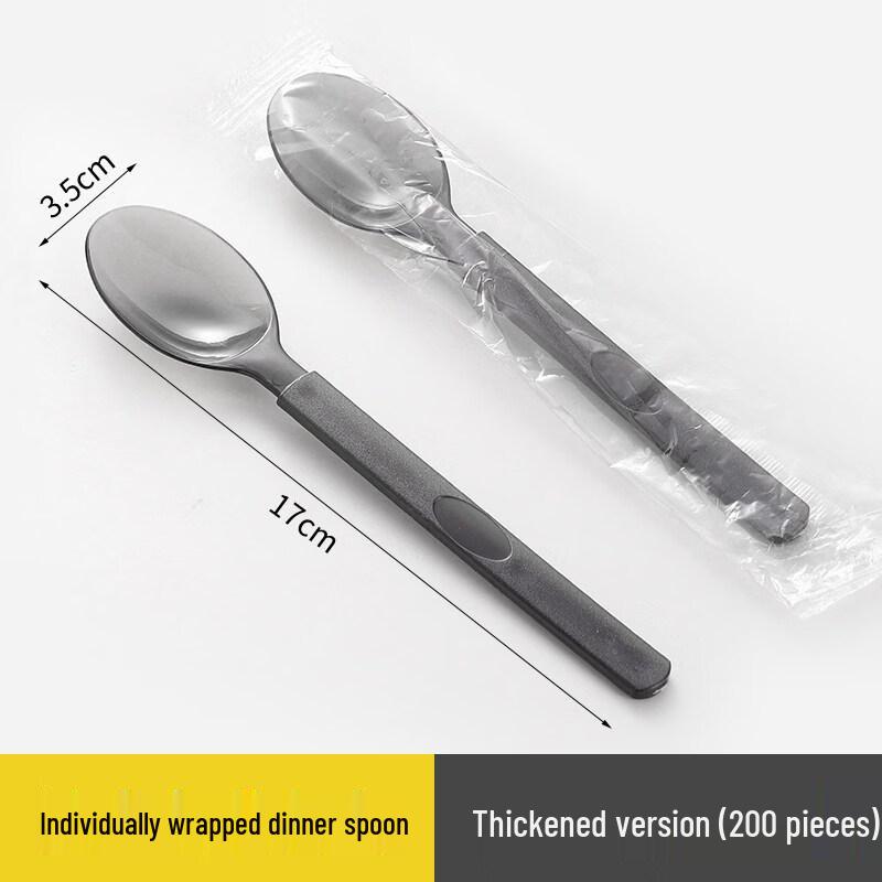 ZISIZ Disposable Plastic Cutlery Set