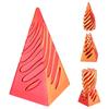 11CM 3D Printed Spiral Fidget Toys Decompression Spinning Three-Dimensional Structure Fingertip Dual Color Stress Relief Toy
