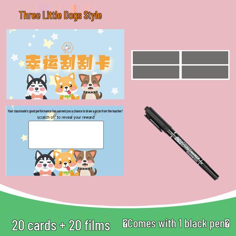 Creative DIY Teacher Reward Scratch-off Cards for Classroom Students