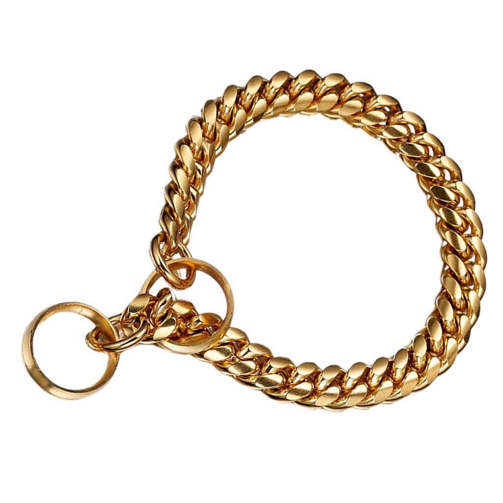 Buy Dog Chain Collar Necklace For Pet Outdoor Training 40cm at