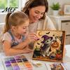 Autumn Home Decoration Halloween Cat Faux Pearl Painting Art Kit, Spooky 3D Beads Crafting Kits for Beginners Crafts, Cute Witch Gem Wall Adults,