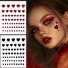 57Pcs/Sheet Heart  Face Jewels Stickers 3D Multicolor Self-Adhesive Gems For Diy Festival Party Eye & Face Makeup Deco