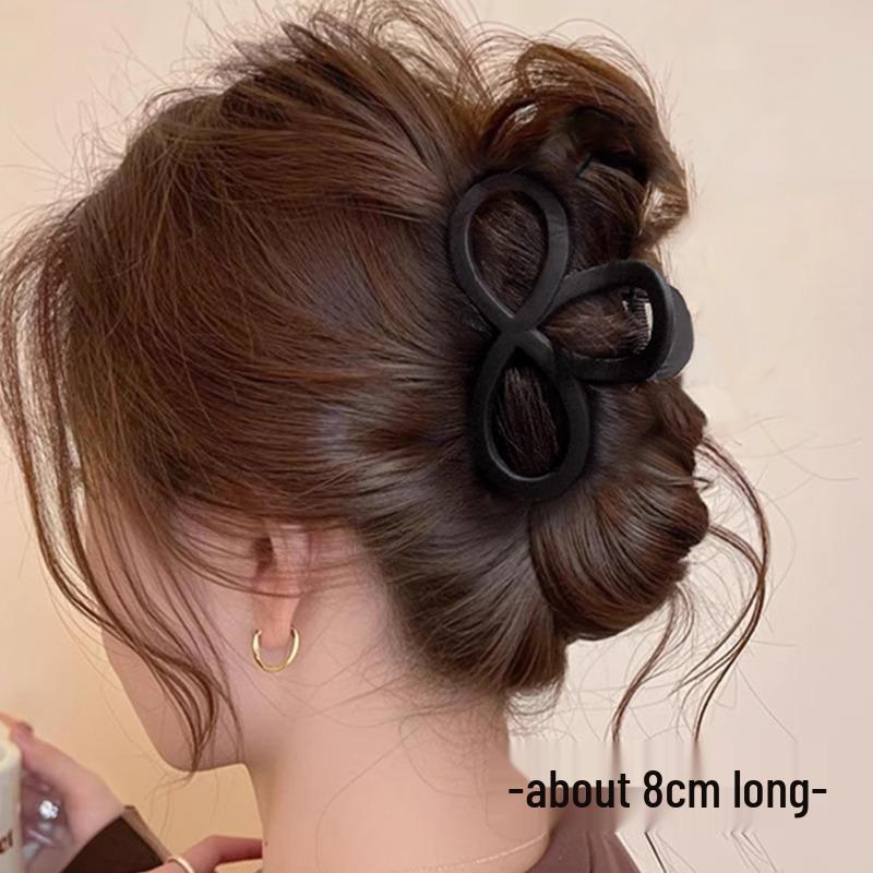 Elegant French Retro Small Shark Hair Clip for Thin Hair