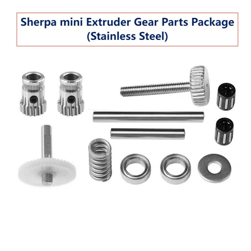 

Детали 3D-принтера Bowden Voron 0.1 2.4 Экструдер Комплект с двойной шестерней Экструдер Annex Детали мини-экструдера Sherpa Механизм замедления Sherpa Mini Kit 1