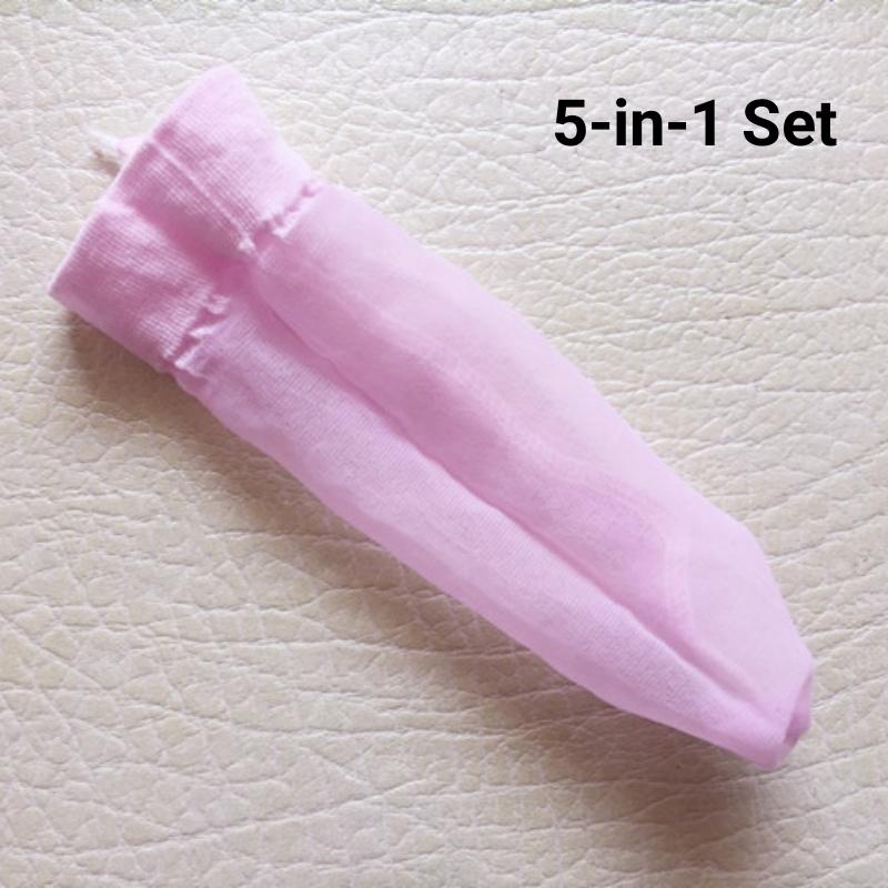 Male Masturbator Men's Sexy Micro Gay Penis Cover See Through Stockings Sheath Gay Underwear Backless Breathable Mesh Penis Pouch