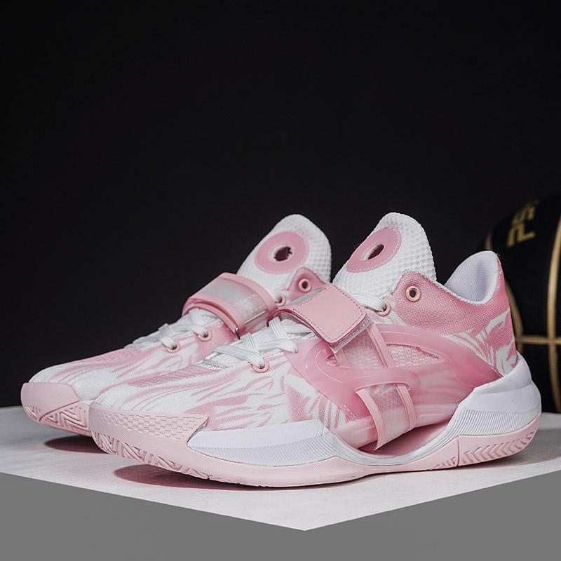 Men Basketball Shoes Fashion Outdoor Training Sports Shoes Rebound Anti Slip Breathe Basketball Professional Competition Shoes