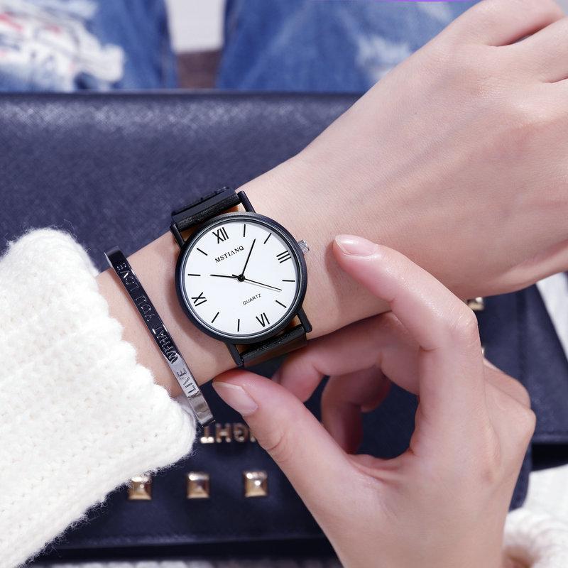 Cold Wind College Exam Watch Female Student Simple Temperament Personality Trend Original Style Retro Female Watch