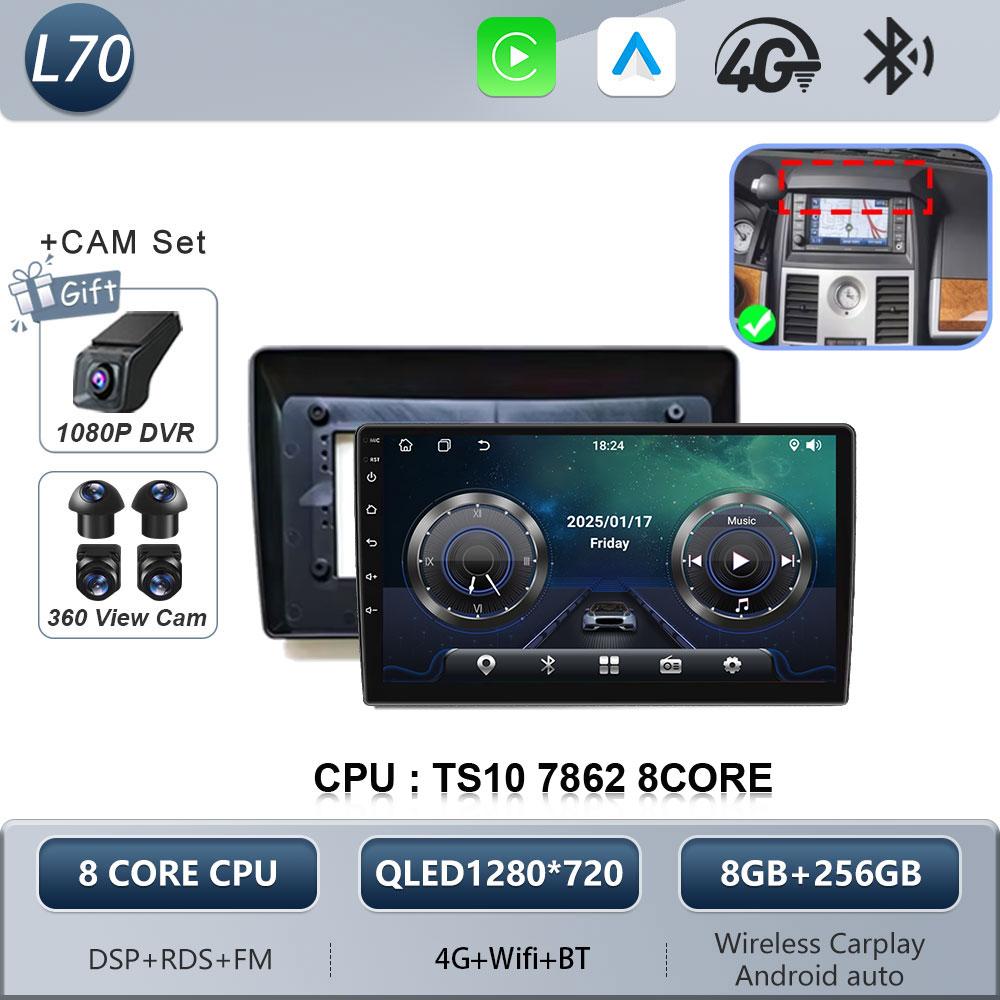 Android 16 Octa-Core Car Radio for Chrysler Grand Voyager 2008-2015, Multimedia Player, Carplay, GPS, QLED Touchscreen, 4G, WIFI, DVD