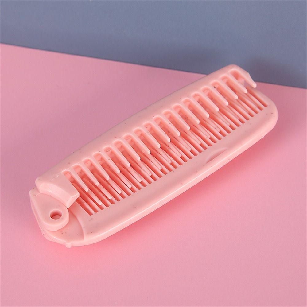 Massage Folding Comb Detangling Hair Brush Portable Foldable Hair Comb  Barber Accessories