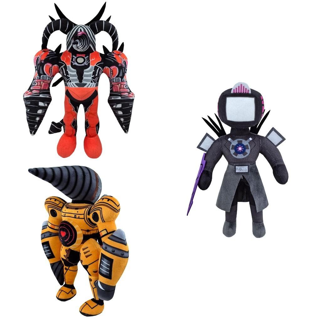 Skibidi Toilet Plush Soft Stuffed Toy For Kids And Adults Red Bull Demon Design