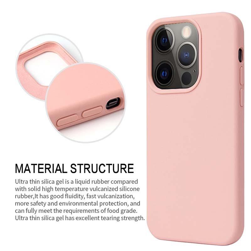 Liquid Silicone Case for IPhone 13 14 11 12 Pro Max Soft Cover for IPhone 12 Mini X XR XS 8 7 6 SE 2020 Shockproof Cases